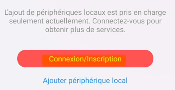 Écran d accueil HIK Connect